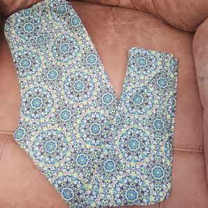 LuLaRoe TC Spring Green Mandalas